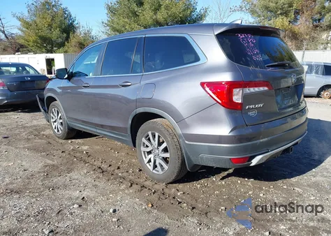 2021 Honda Pilot Awd Ex-L z USA, uszkodzony, nr VIN 5FNYF6H51MB080386